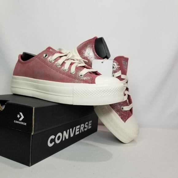 Converse Women's CTAS Lift  Oxfords  Size 8.5 Royal Flush A11634C NWT - Picture 1 of 9